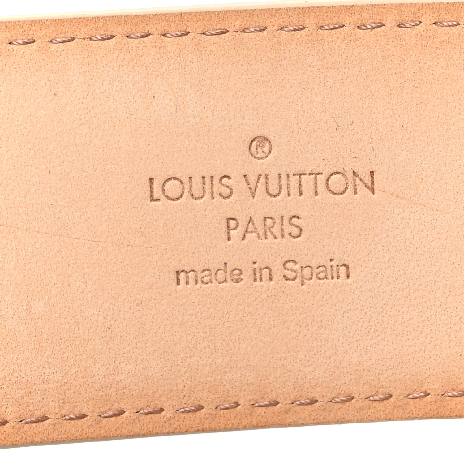Louis Vuitton Damier Azur Pochette Solo Belt 90 36 7 of 14