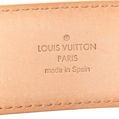Louis Vuitton Damier Azur Pochette Solo Belt 90 36 7 of 14