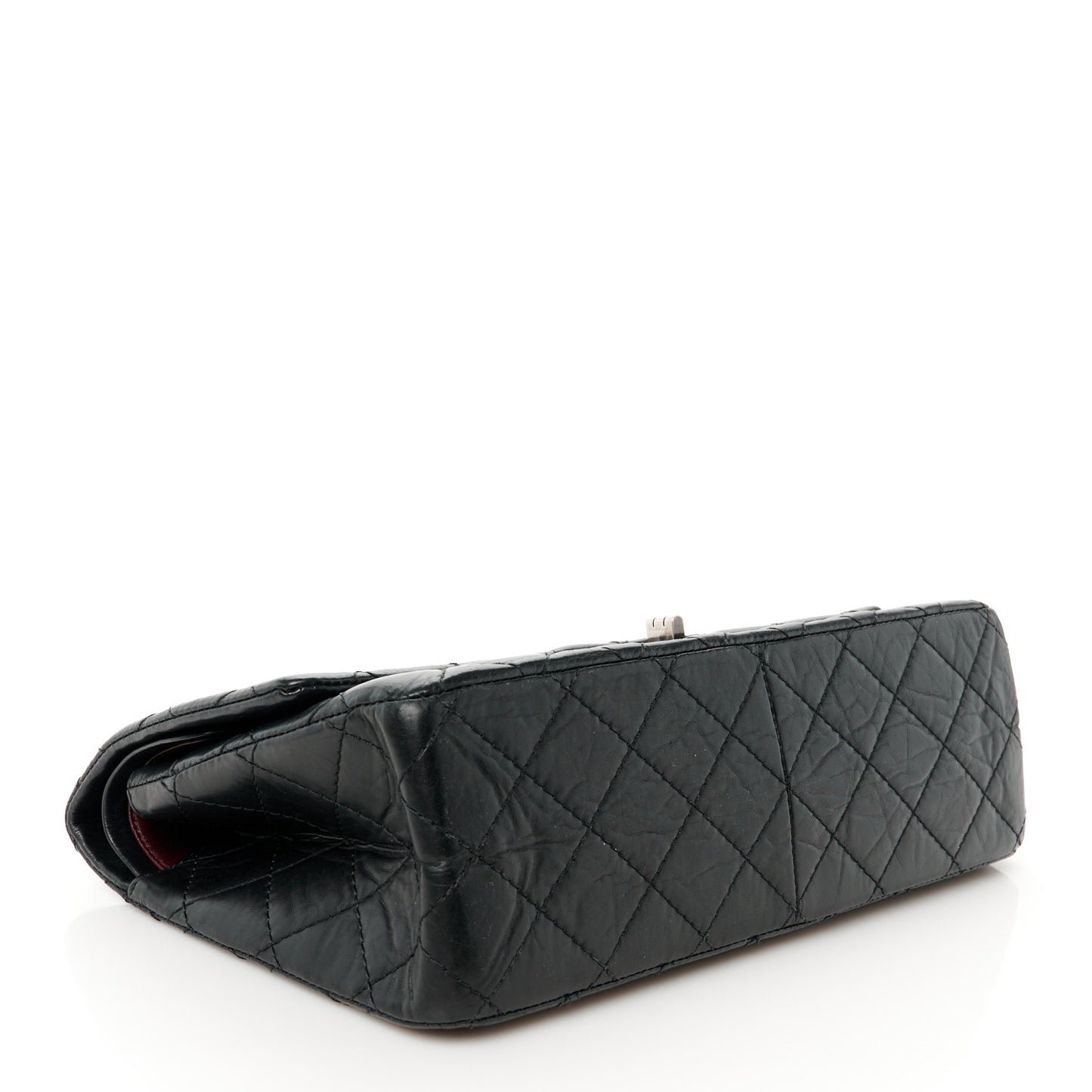 Aged Calfskin Quilted 2.55 Reissue 226 Flap Black