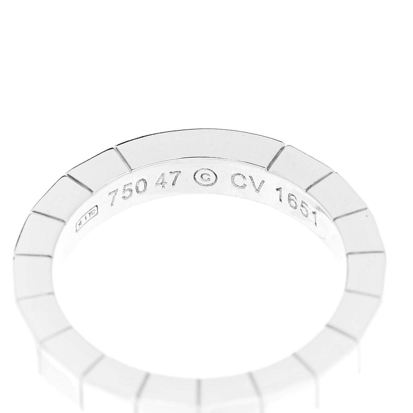 18K White Gold Lanieres Ring 47 4