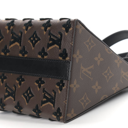 Louis Vuitton Monogram Tuffetage Triangle Messenger Black 9 of 9