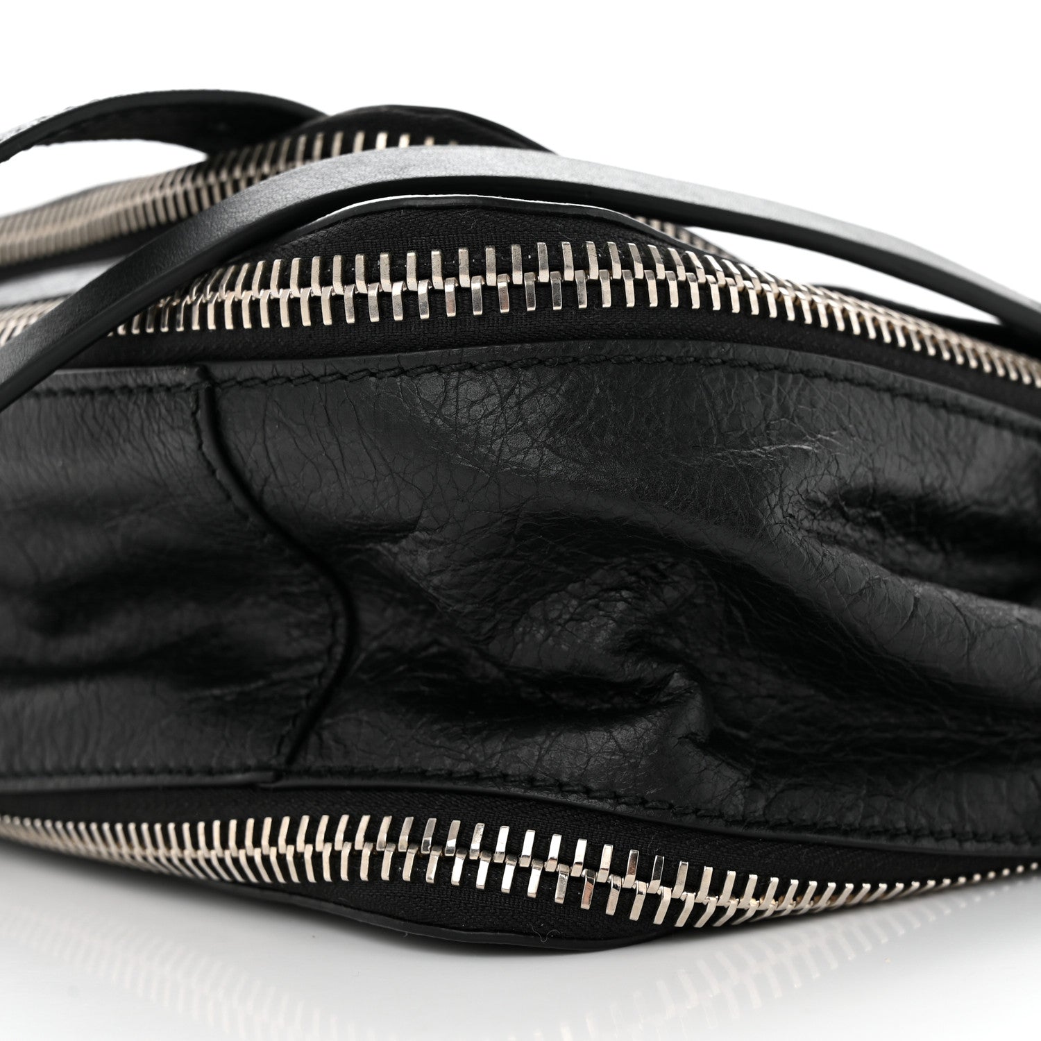 Proenza Schouler Lambskin Medium PS1 Plus Zip Satchel Black 10 of 10