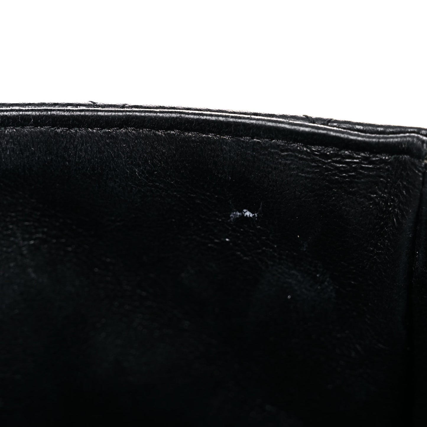 Caviar Quilted Mini Square Flap Black