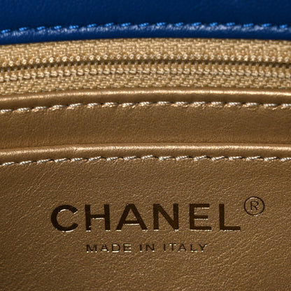 Chanel Lambskin Quilted Pearl Crush Mini Rectangular Flap Blue 6 of 10