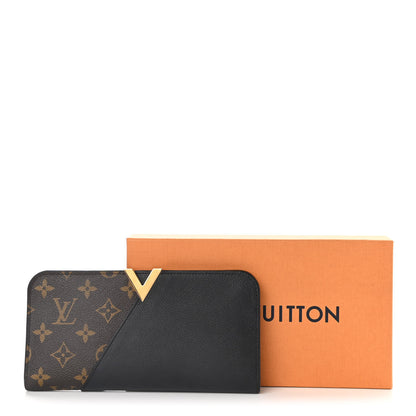 Louis Vuitton Monogram Calfskin Kimono Wallet Black 7 of 7