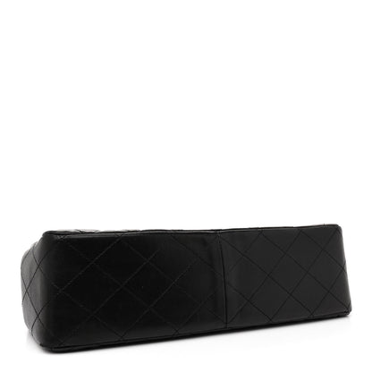 Chanel Lambskin Quilted Jumbo Single Flap Black 4 of 13