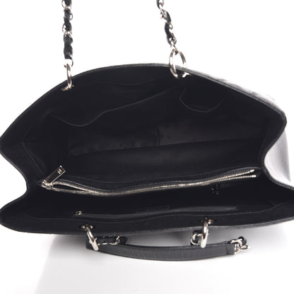 Chanel Caviar Quilted XL Grand Shopping Tote GST Black 5 of 7