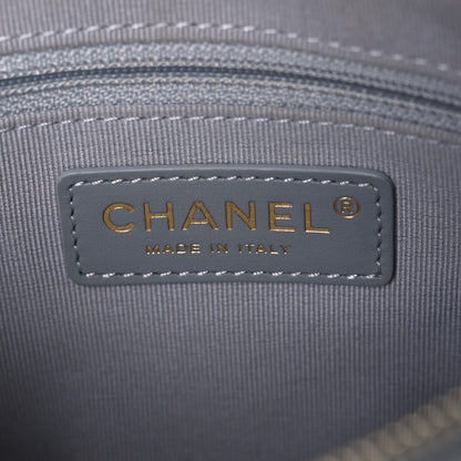 Chanel Caviar Quilted Daylight Hobo Grey 6 of 10