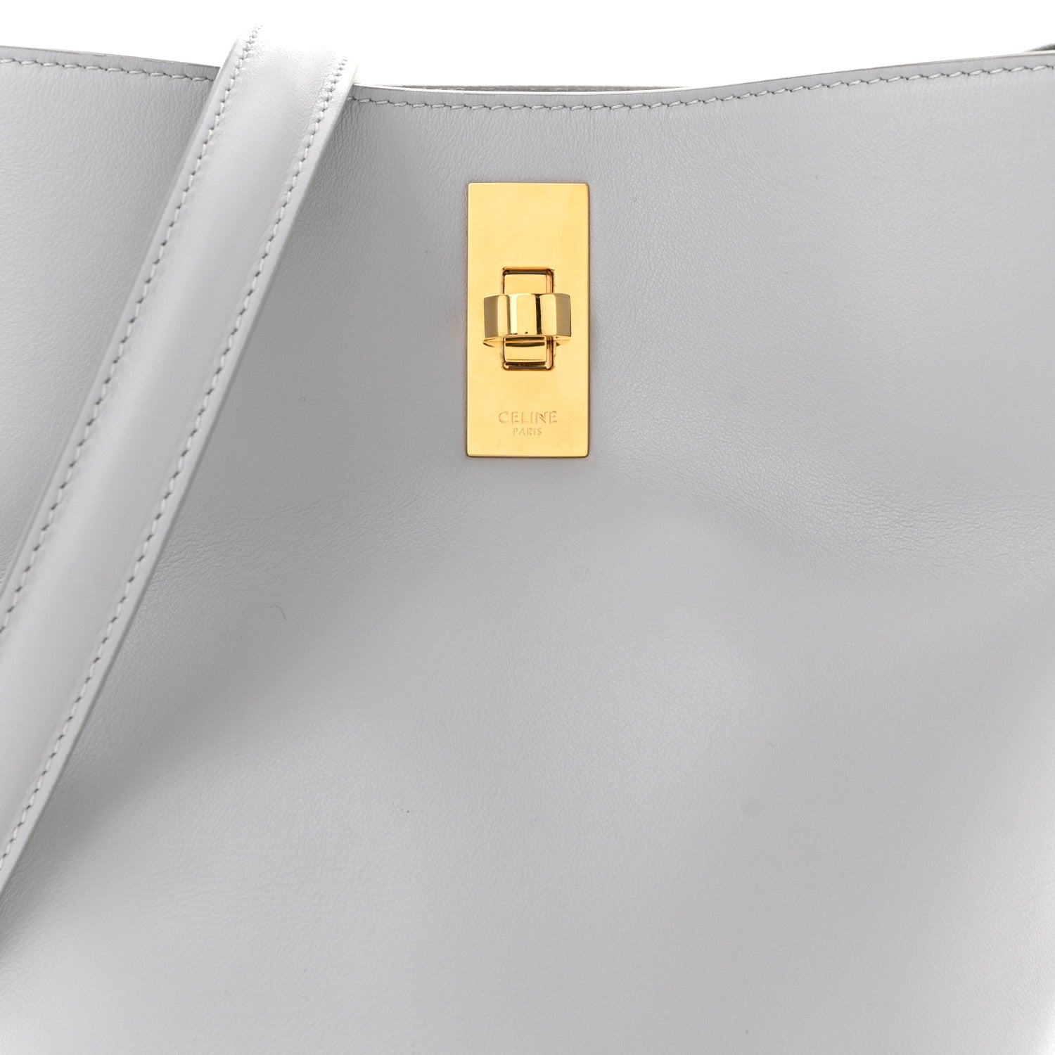 Celine Smooth Calfskin Teen Bucket 16 Light Grey 8 of 10