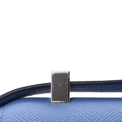 Hermes Epsom Constance 24 Bleu Azur 17 of 19