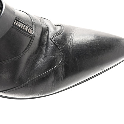 Saint Laurent Calfskin Mens Stan Buckle Ankle Boots 46 Black 12 of 13