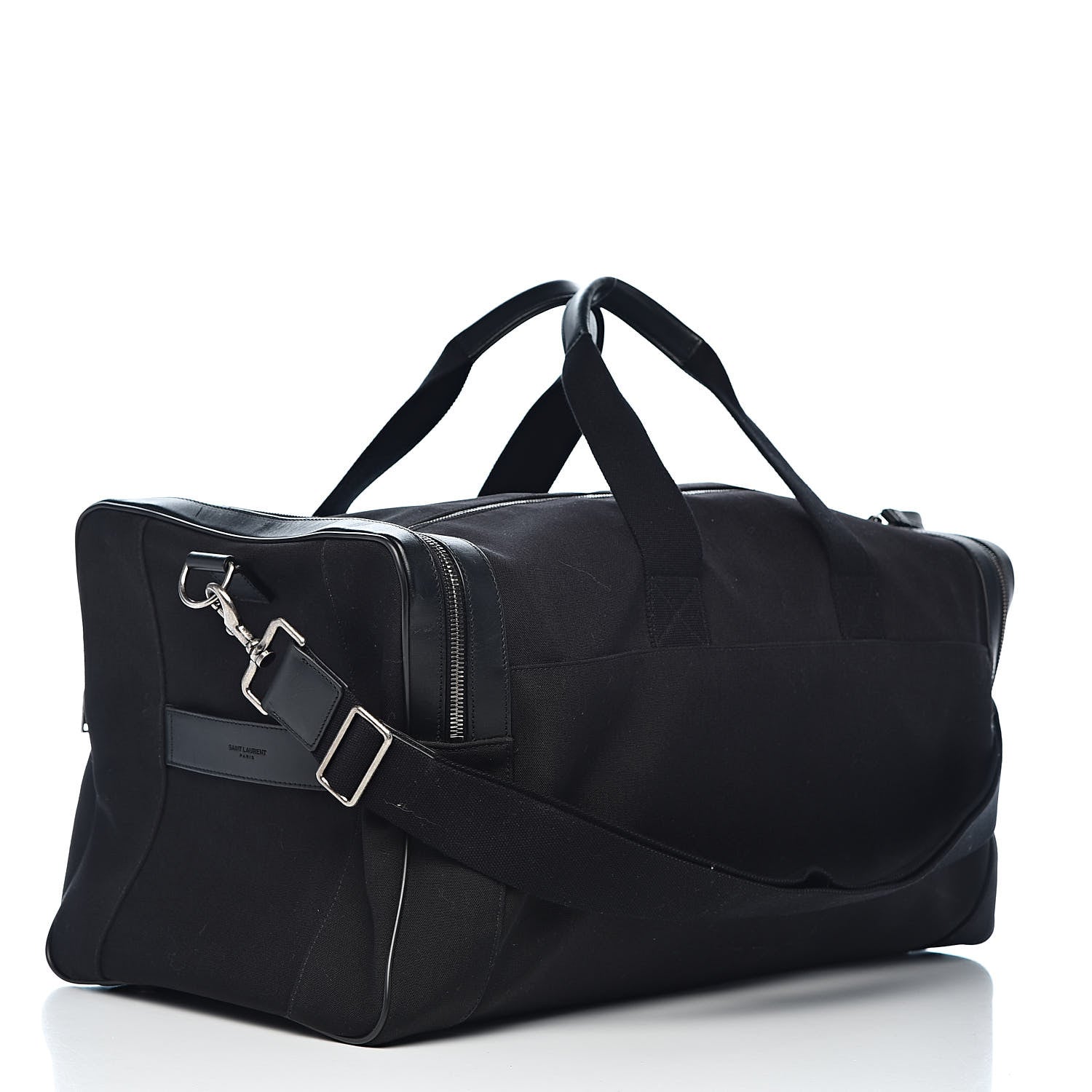 Saint Laurent Canvas City Gym Duffle Bag Black 3 of 13