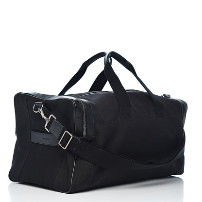Saint Laurent Canvas City Gym Duffle Bag Black 3 of 13