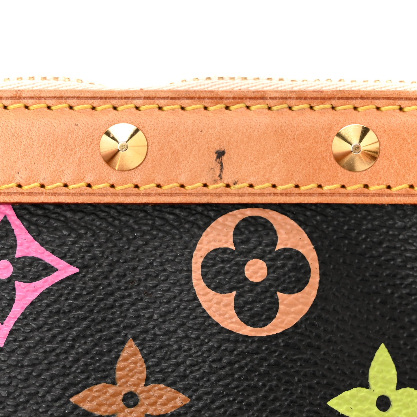 Monogram Multicolor Pochette Accessories Black