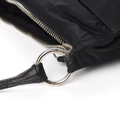 Prada Tessuto Nylon Buffalo Shoulder Bag Black 9 of 14