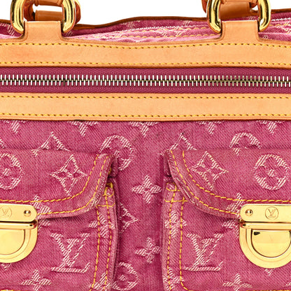 Louis Vuitton Monogram Denim Neo Speedy Fuchsia 8 of 15