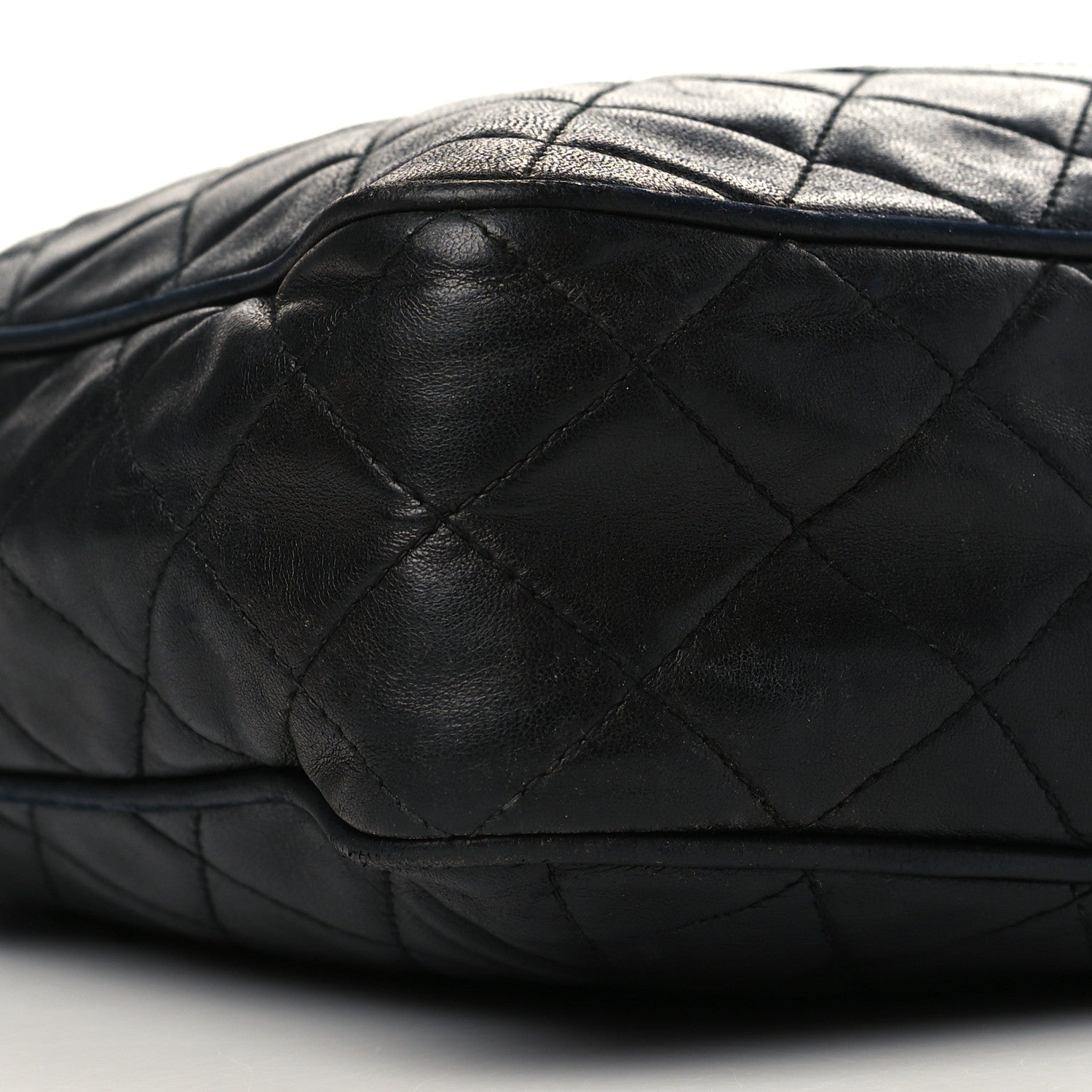 Chanel Lambskin Quilted CC Tassel Camera Case Black 7 of 10