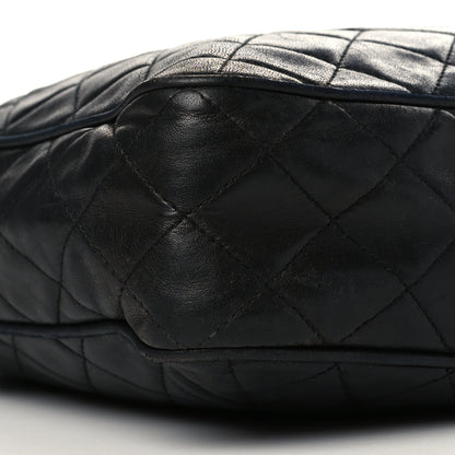 Chanel Lambskin Quilted CC Tassel Camera Case Black 7 of 10