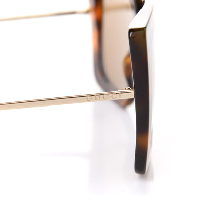 Gucci Acetate Oversize Square Frame GG0435S Sunglasses Havana 6 of 9