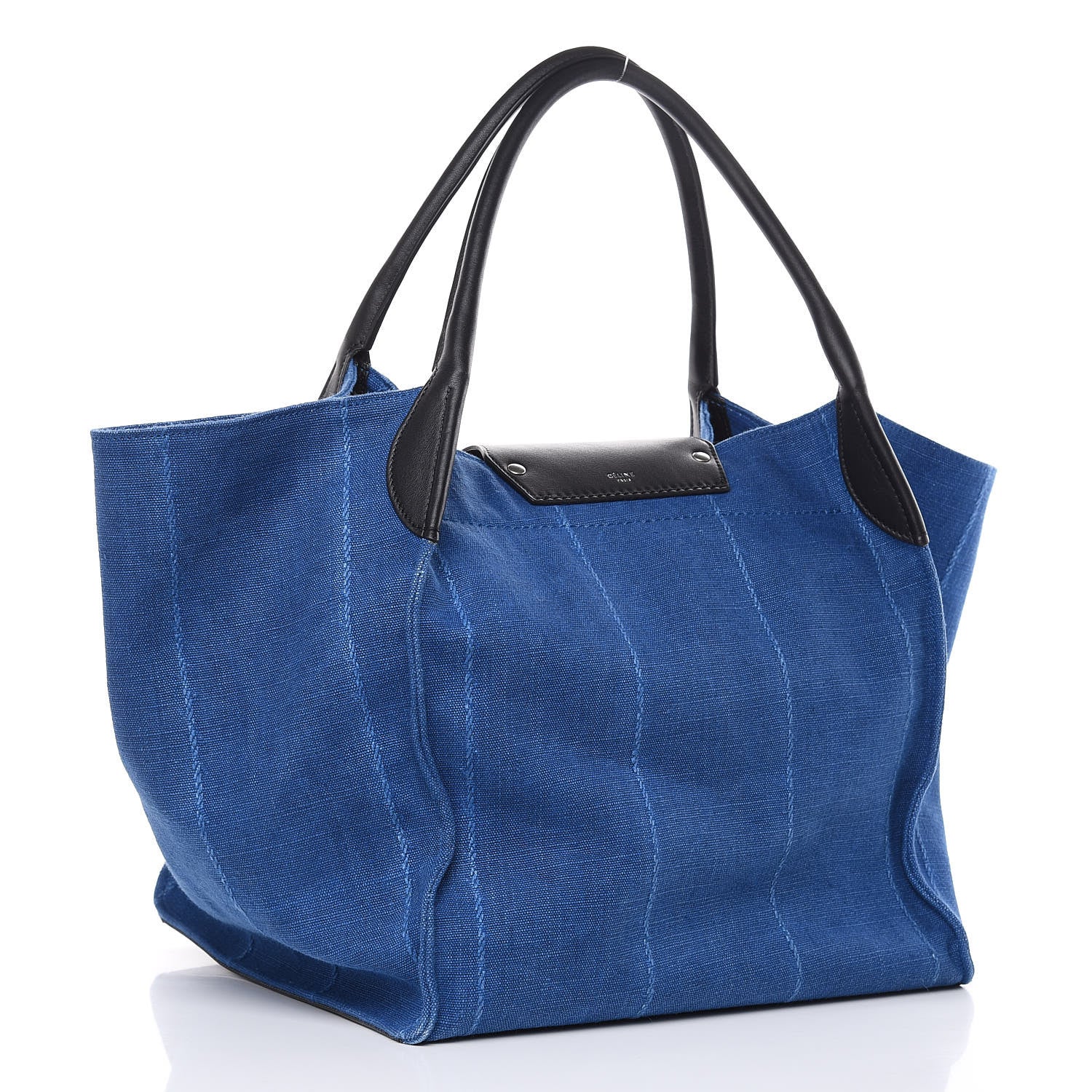Celine Denim Medium Big Bag Navy Blue 3 of 12