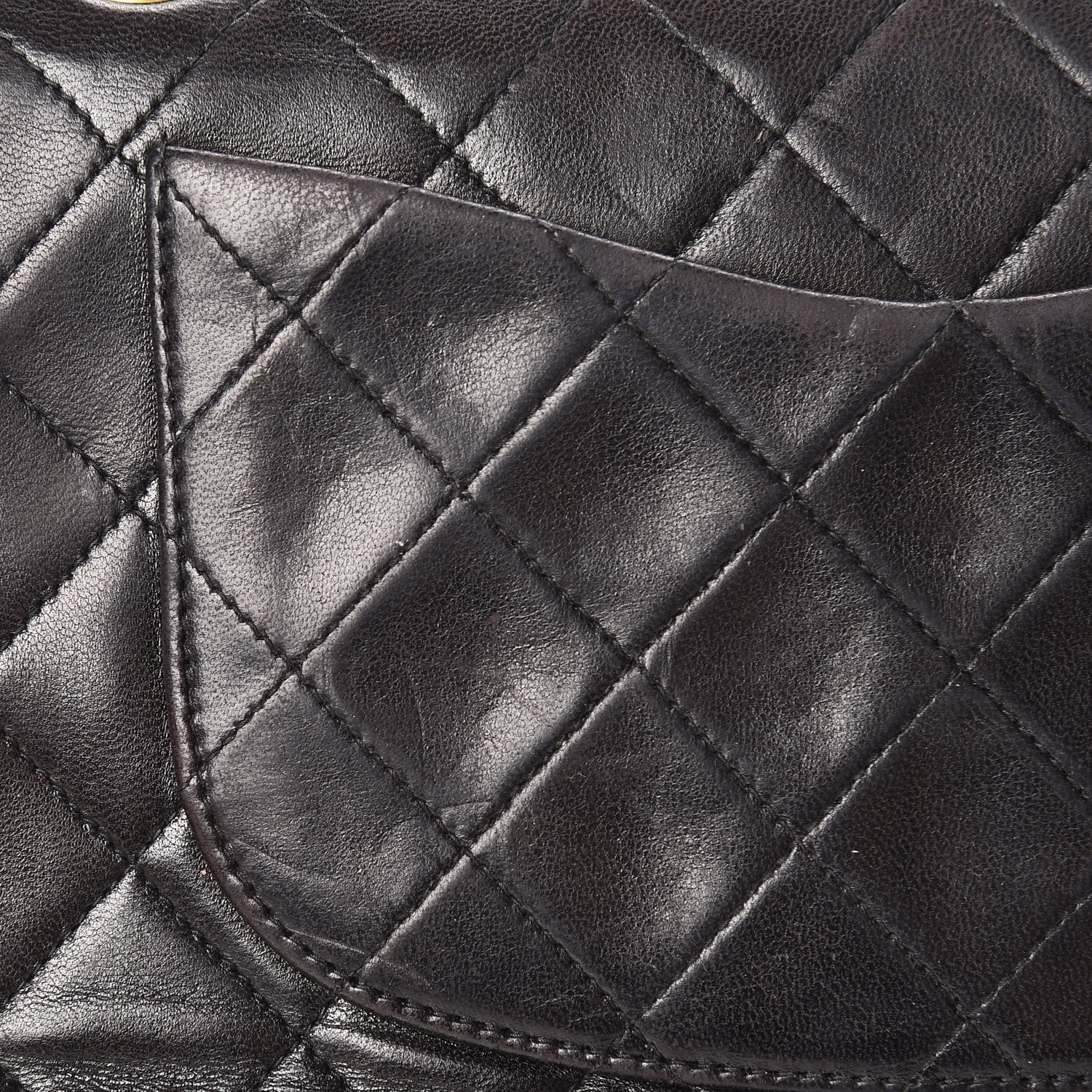 Chanel Lambskin Quilted Small Double Flap Black 14 of 14