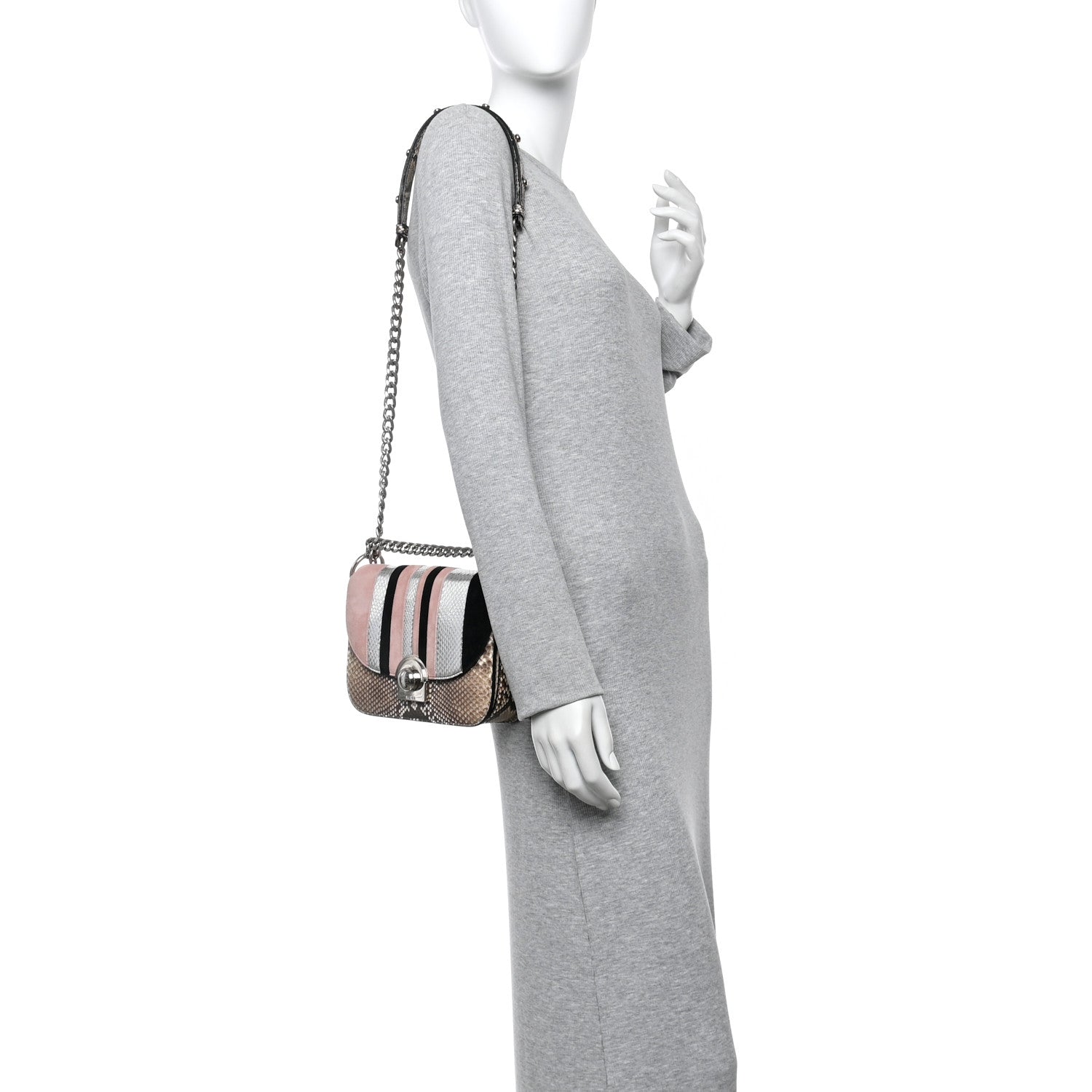 Prada Metallic Ayers Suede Arcade Crossbody Bag Multicolor 2 of 11
