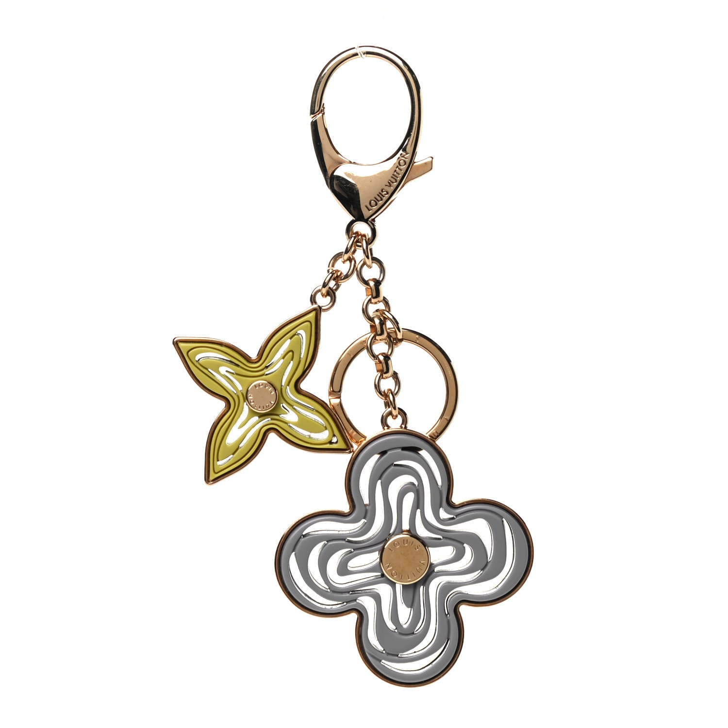 Louis Vuitton Resin Naif Bag Charm Gris 1 of 3
