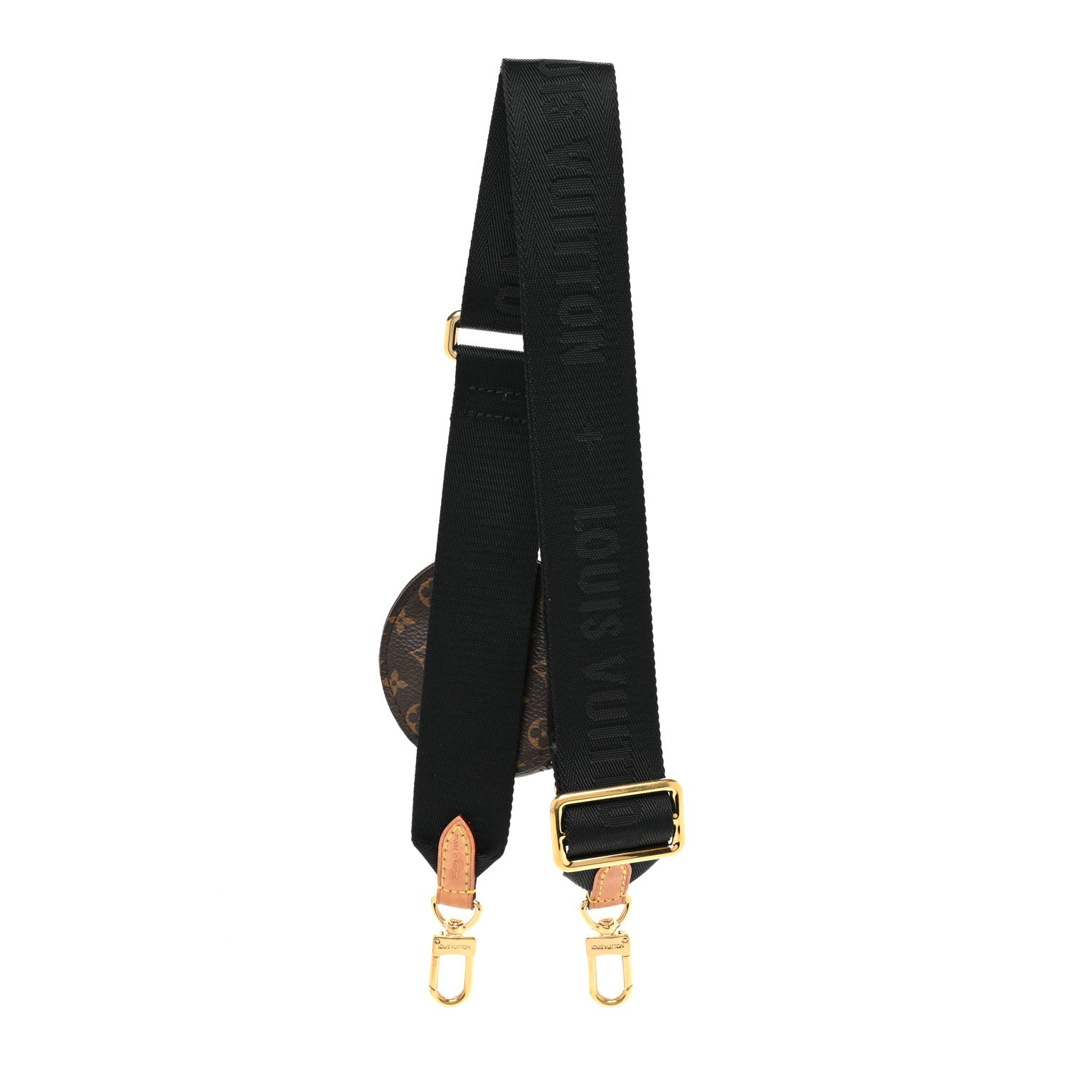 Louis Vuitton Monogram Multi Pochette Accessories Bandouliere Shoulder Strap Black 2 of 5