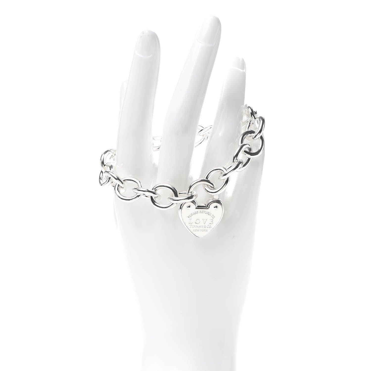 Tiffany Sterling Silver Return to Tiffany Love Lock Bracelet 2 of 5