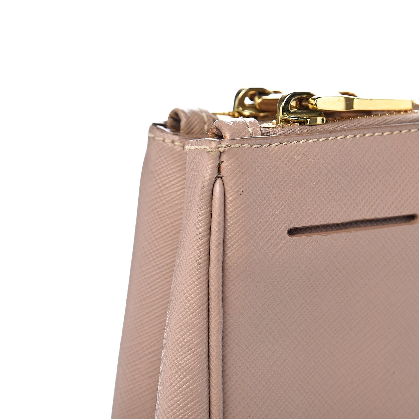 Saffiano Medium Galleria Double Zip Tote Cammeo