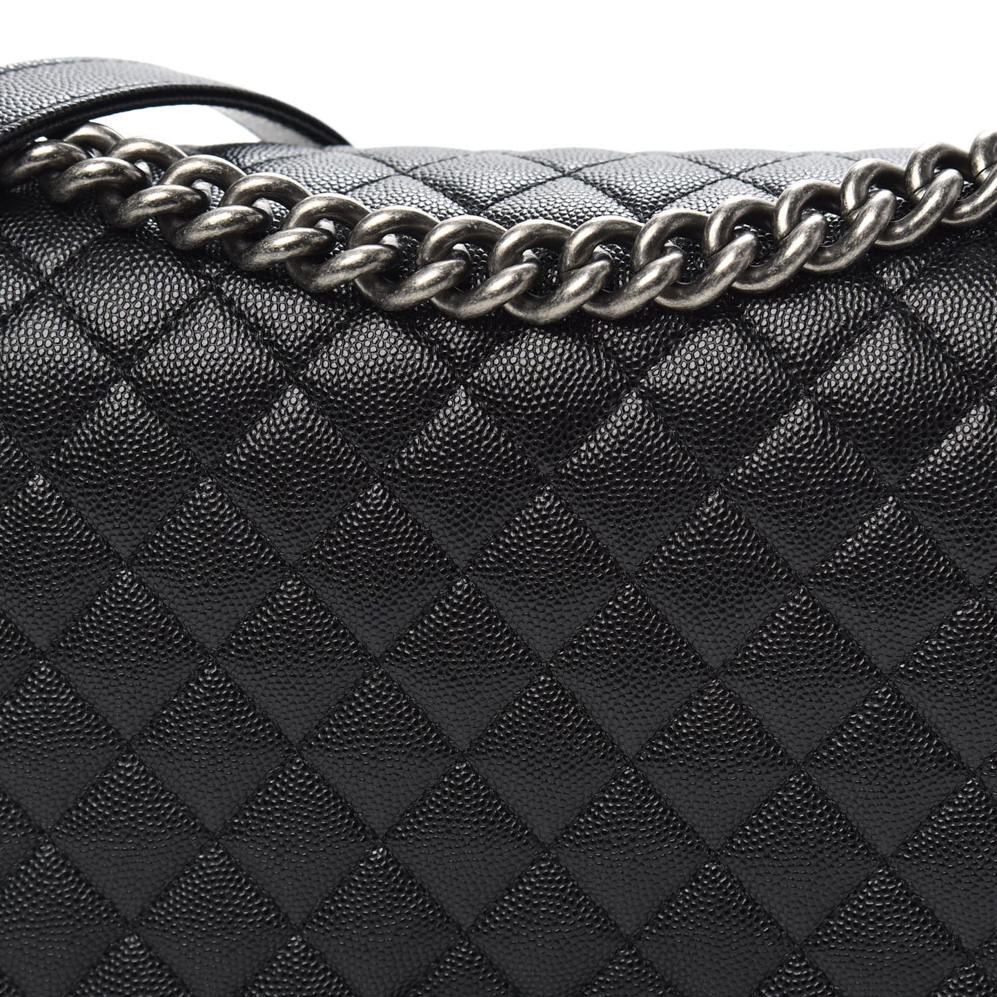 Caviar Quilted New Medium Boy Flap Black