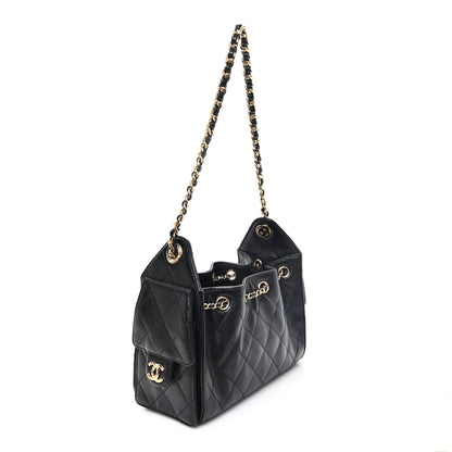 Chanel Caviar Quilted Mini Chanel 25 Handbag Black 3 of 10