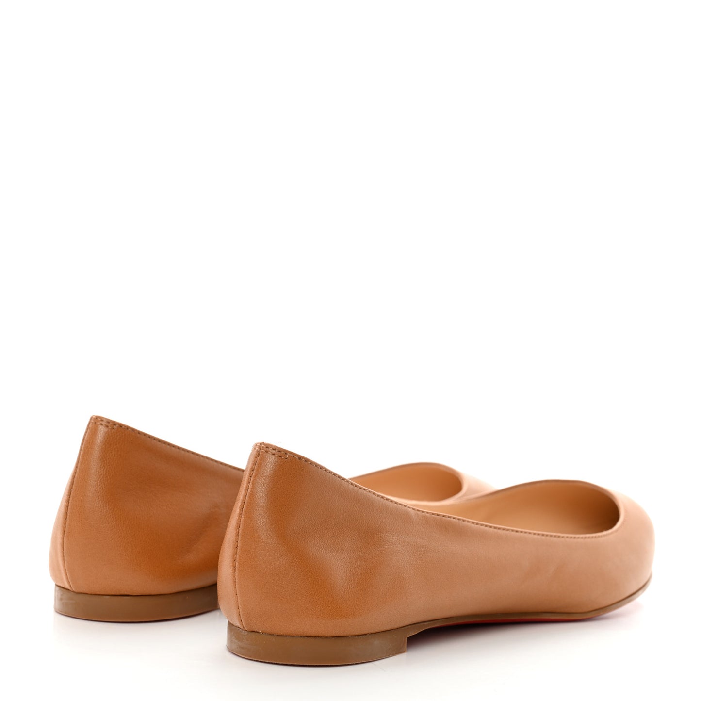 Shiny Nappa Ballalla Flats 37 Cafe Creme
