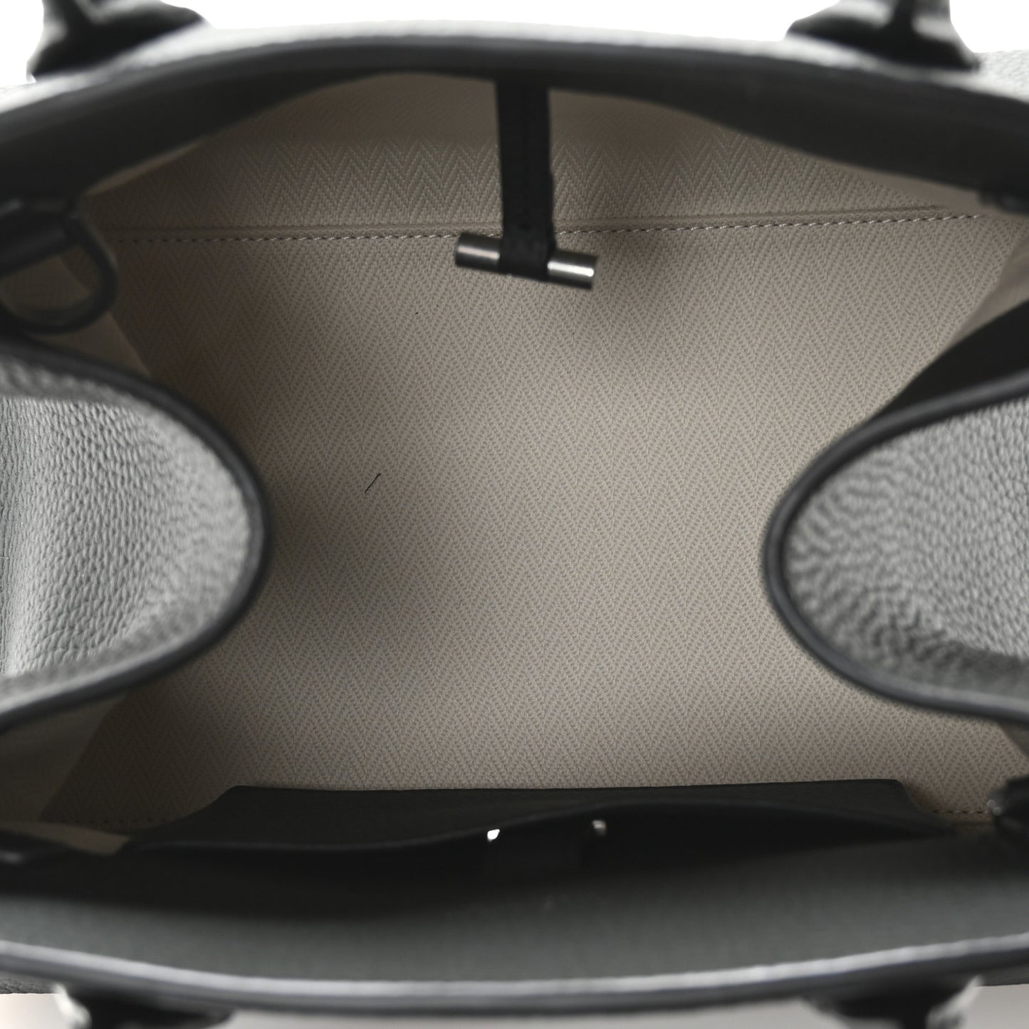 Grained Calfskin Soft Margaux 10 Bag Grey