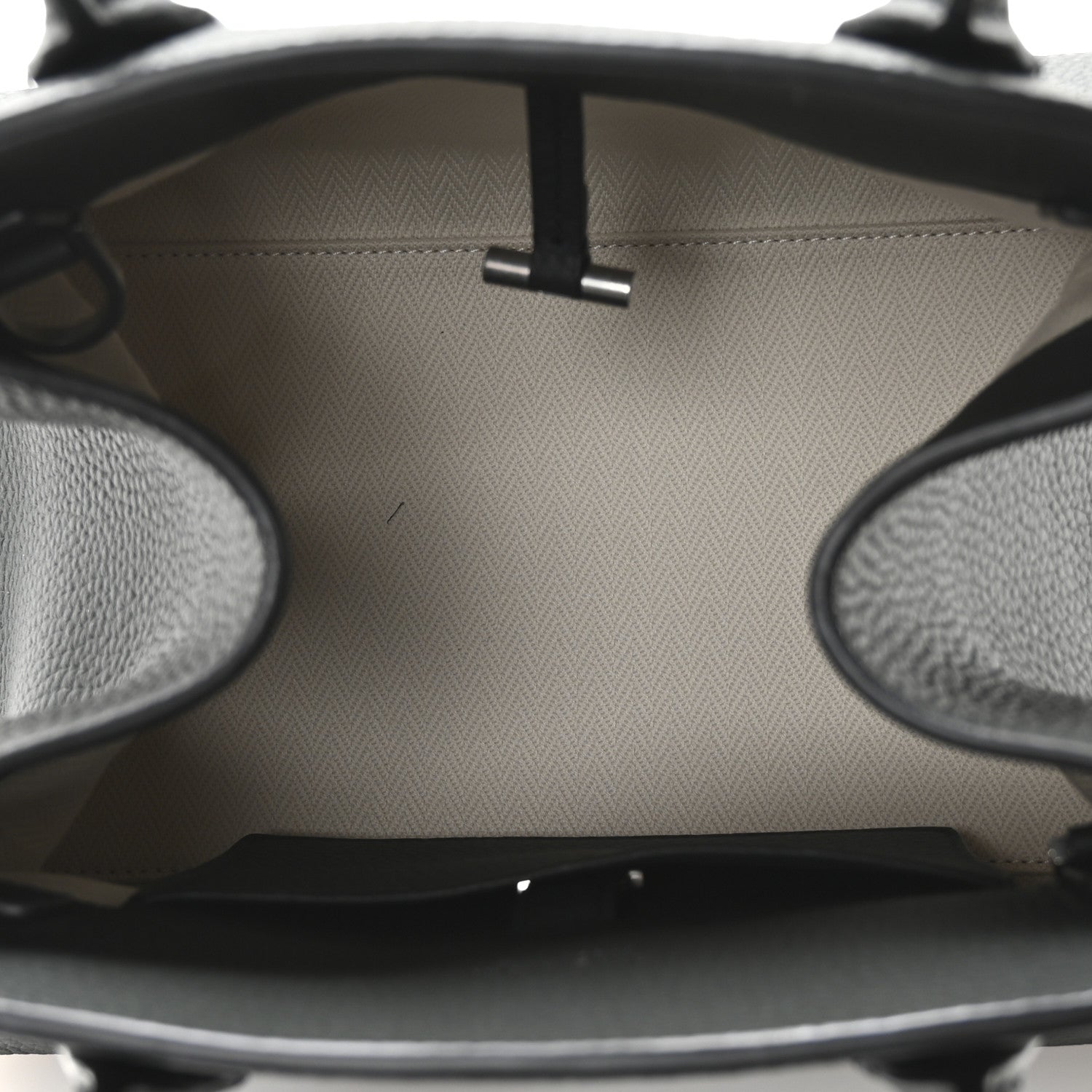 The Row Grained Calfskin Soft Margaux 10 Bag Grey 5 of 9