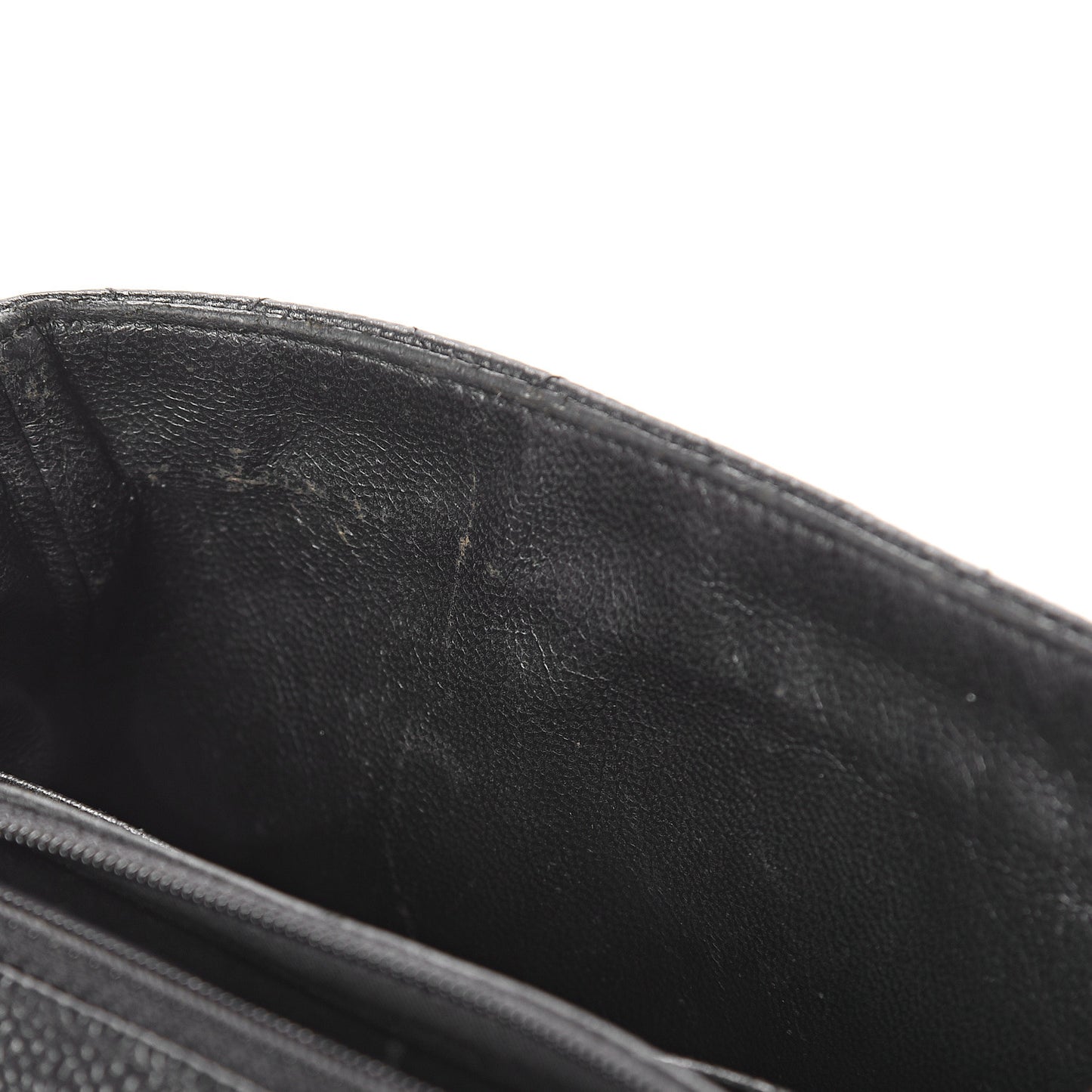 Caviar Quilted Mini Square Flap Black