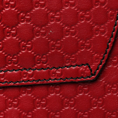 Gucci Microguccissima Medium Emily Chain Shoulder Bag Red 16 of 17