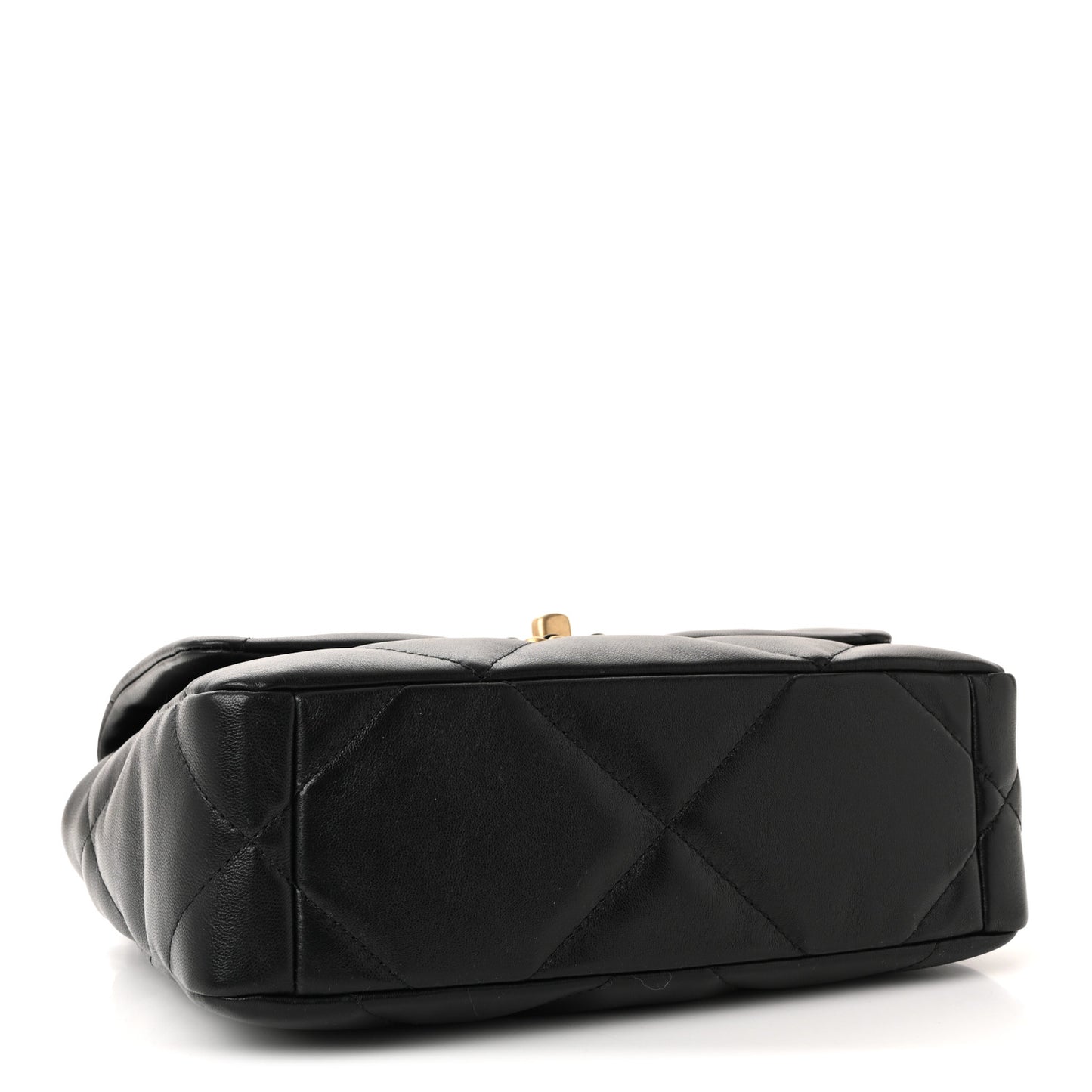 Lambskin Quilted Medium Chanel 19 Flap Black