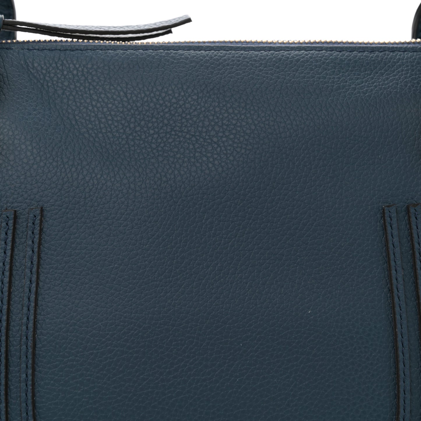 Calfskin Braided Medium Marcie Double Carry Navy