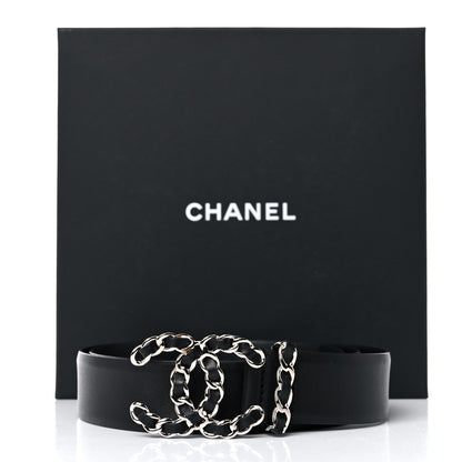 Chanel Calfskin CC Chain Belt 85 34 Black 8 of 9