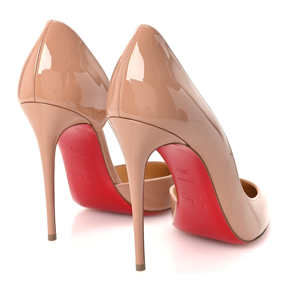 Christian Louboutin Nappa Iriza 100 Pumps 39.5 Nude 5 of 10
