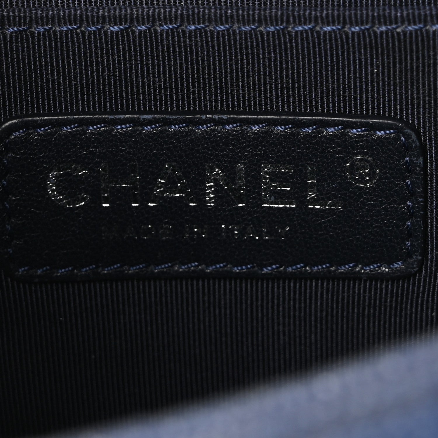 Chanel Denim Chevron Small Boy Flap Light Blue 6 of 10
