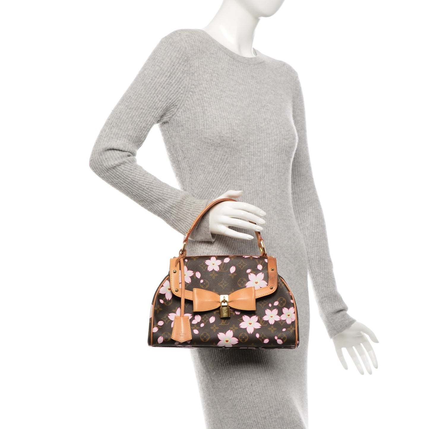 Monogram Cherry Blossom Sac Retro Bag Brown