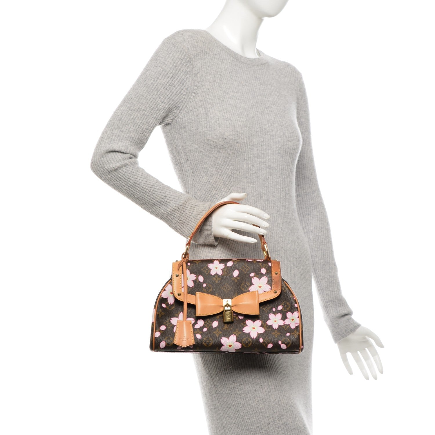 Louis Vuitton Monogram Cherry Blossom Sac Retro Bag Brown 2 of 9