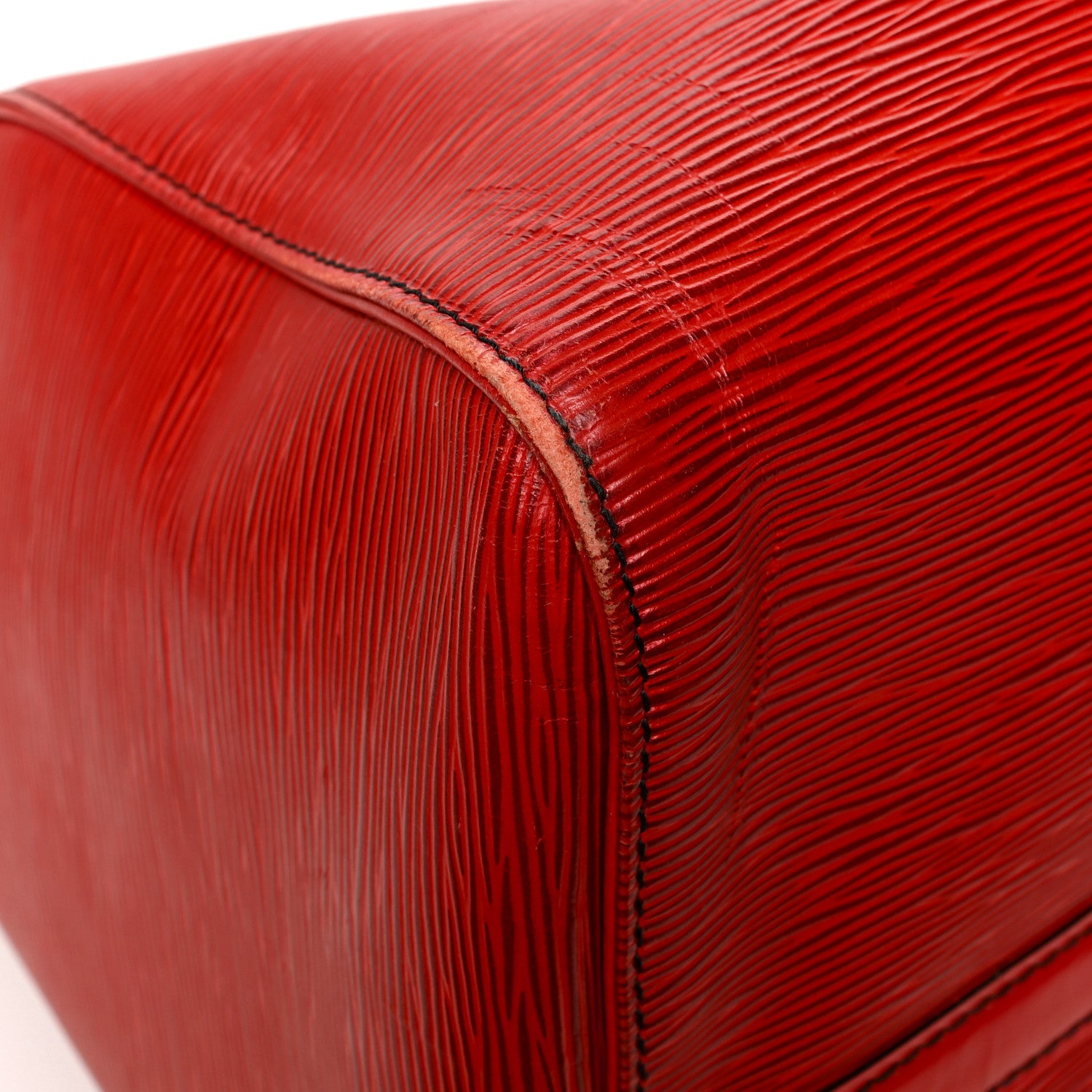Louis Vuitton Epi Keepall 55 Castillan Red 11 of 21