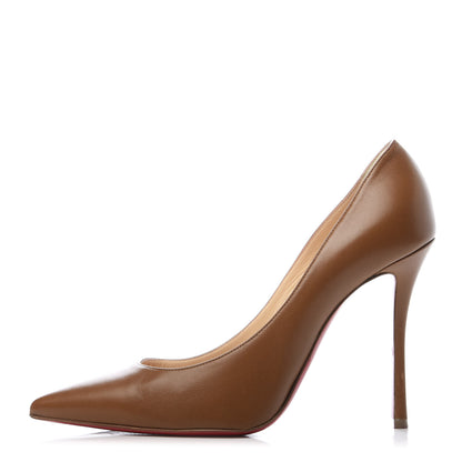 Christian Louboutin Shiny Nappa Decoltish 100 Pumps 39.5 Safari 1 of 9