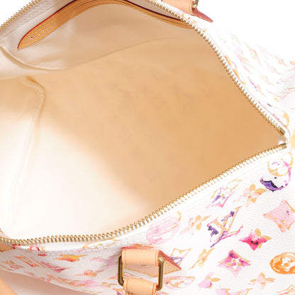 Louis Vuitton Watercolor Aquarelle Speedy 35 White 6 of 7