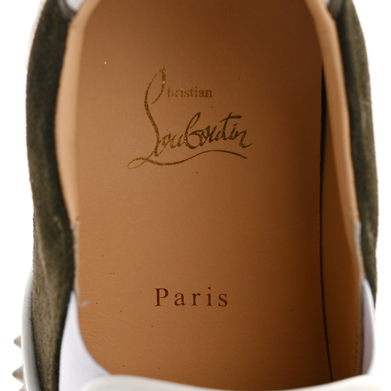 Christian Louboutin Lurex Spikes Women Orlato Flat Sneakers 41 Alpino 6 of 9