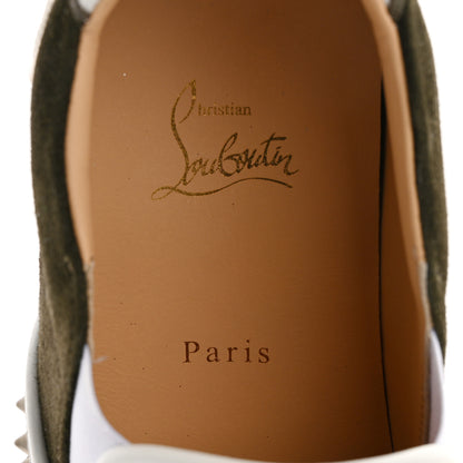 Christian Louboutin Lurex Spikes Women Orlato Flat Sneakers 41 Alpino 6 of 9