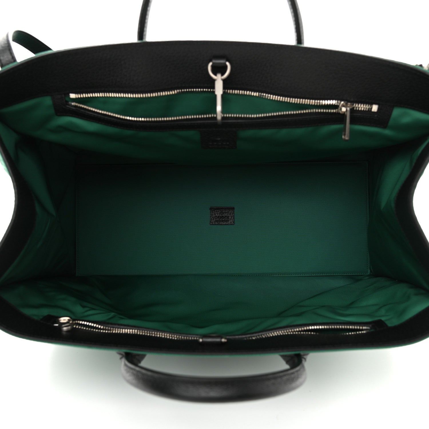 Gucci Econyl Nylon Monogram Large Off The Grid Tote Bag Scrabble Green Black 5 of 10